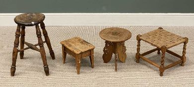 VINTAGE STOOL ASSORTMENT (4)