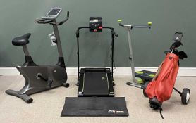 SPORTING EQUIPMENT, including Vision Fitness HRT E3200 Exercise Bike, Opti treadmill, Twist & Shape