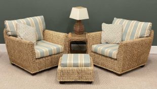 MODERN NATURAL FIBRE CONSERVATORY SUITE by Ocean Design, possibly banana-leaf