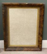 PLAS TEG HOUSE CONTENTS: DECORATIVE TIMBER & GILT FRAMED VINTAGE WALL MIRROR