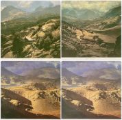 DAVID WOODFORD (British, b. 1938) four limited edition colour prints - 'Llydaw' (15/850)