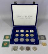 VARIOUS COINS, commemorative tokens etc.
