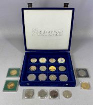 VARIOUS COINS, commemorative tokens etc.