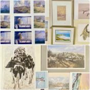 VARIOUS WELSH & OTHER ARTISTS works on paper, including DIANA WILLIAMS limited edition (154/400)