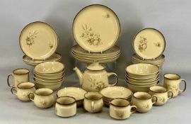 DENBY STONEWARE SERVICE FROM COLOROLL, 40 pieces.