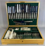 JAMES DIXON & SONS CANTEEN OF KING'S PATTERN CUTLERY, for eight persons, approx. 78 pieces
