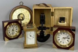 CLOCKS & INSTRUMENTS, gilt brass cased four-glass carriage clock, James Ritchie & Son, Edinburgh