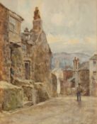 TOM CLOUGH RCA (1867-1943) watercolour - St Ives, signed, 44 x 34cms