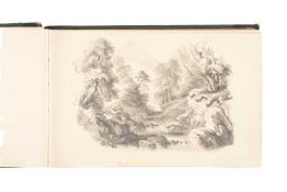 EARLY 19TH C. BRITISH SCHOOL, pencil - album of 40 Scottish and Lake District topographical views,