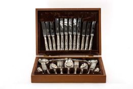 BOXED ARTHUR PRICE CANTEEN OF EPNS FLATWARE, Kings pattern for six place settings.