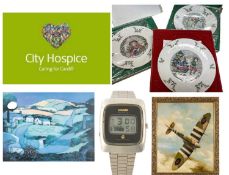 CHARITY LOT BENEFITING CARDIFF CITY HOSPICE comprising items generously donated by our clients,