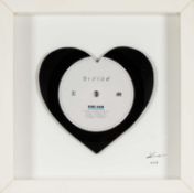 PRESSED VINYL: Keith Haynes/Ed Sheeran 'Divide', signed with initials and dated 2018 within 'art-