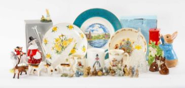 ASSORTED COLLECTABLE CERAMIC AND GLASSWARE comprising, Royal Worcester limited edition (1/1200) Y