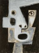 ‡ JOHN VIVIAN ROBERTS (1923-2003) mixed media - a male portraiture, signed and dated 1961, 24 x