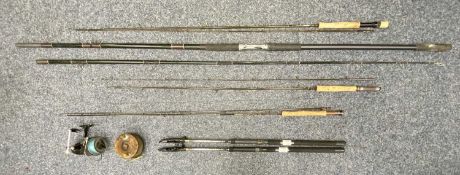FISHING RODS & REELS, comprising Sage Graphite III 9' 0