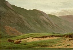 JOSEPH KNIGHT (1837-1909) watercolour - 'Conway Marshes', signed, 40 x 57cms Provenance: private