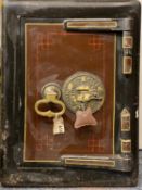 DEFIANCE FIREPROOF SAFE, George Crook of Church Bank, Bolton, with internal drawer and single key,