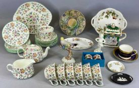 ASSORTED CERAMICS GROUP, including Frank Brangwyn for Royal Doulton Brangwyn Ware circular saucer