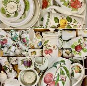 LARGE COLLECTION OF PORTMEIRION POMONA KITCHENWARE, including storage jars, jugs, baking trays,