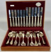 COOPER LUDLAM SILVER PLATED CANTEEN OF CUTLERY, for six persons, 44 pieces Provenance: private