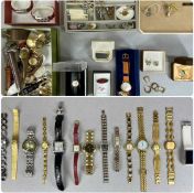 ASSORTMENT OF FASHION WATCHES, including Roamer, Sekonda, Rotary, Oskar, Emil, and Tissot, with a