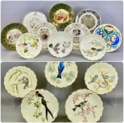 ASSORTED COLLECTOR'S PLATES, including limited annual edition Royal Worcester 'The Birds of