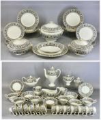 WEDGWOOD FLORENTINE DINNER, TEA & COFFEE WARE, including large circular lidded tureen and two