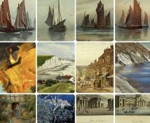 VARIOUS ARTISTS / MEDIUMS: YVONNE GARNETT oil on board - entitled verso 'The Seven Sisters', dated