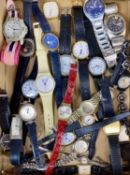 SELECTION OF LADIES' & GENT'S DRESS & FASHION WRISTWATCHES Provenance: private collection Conwy