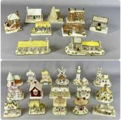 COLLECTION OF TWENTY-FIVE COALPORT COTTAGES & HOUSES Provenance: private collection Conwy