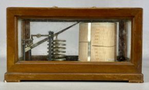 MAHOGANY CASED EIGHT BELLOWS BAROGRAPH Provenance: private collection Ynys Môn
