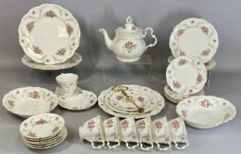 ROYAL ALBERT TRANQUILLITY TEAWARE, including cake stand, two oval bowls, and teapot Provenance: