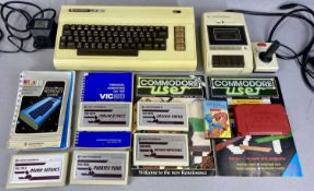 RETRO GAMING / COMPUTING: COMMODORE VIC-20 colour computer, serial no. WGB 3966, boxed, with