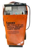 LUCAS LBC/120 6V. 12V. 24V. BATTERY CHARGER / ENGINE STARTER Provenance: private collection Powys