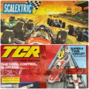 BOXED RETRO GAMES, including Scalextric Sports 31 set, and TCR slotless racing super 4 twin