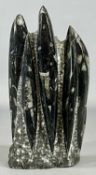 ORTHOCERAS FOSSIL TOWER, probably Moroccan, 23cms (h) Provenance: private collection Conwy
