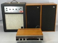 WHARFEDALE LINTON AMPLIFIER, custom sound Mighty Atom amplifier, and a pair of Wharfedale Linton 2