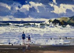 ‡ EDWIN (ED) FORREST (1918-2002) limited edition (30/500) colour print - entitled 'Breakers, Black