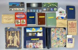 INTERESTING STAMP COLLECTION, including an album of QV Penny Reds and Blues, album of QEII high