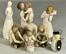 WILLOW TREE & SIMILAR ORNAMENTS, the tallest 13.5cms (h) (7) Provenance: deceased estate