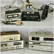 ASSORTED STEREO EQUIPMENT, including Technics separates, amplifier SU-V2X, synthesizer ST-8055,