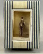 ALBUM OF 48 ORIGINAL AUTOGRAPHED THEATRICAL ARTIST POSTCARDS, from the Victorian and Edwardian era