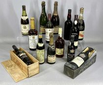 ASSORTED ALCOHOLIC DRINKS including 70cl bottle Taylor's 20-Year-Old Port; 70cl bottle Blandy's
