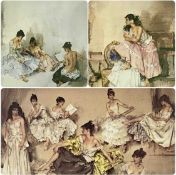 SIR WILLIAM RUSSELL FLINT (1880-1969) three limited edition colour prints - Spanish ladies (93/850),