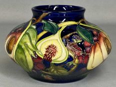 MOORCROFT BELLIED VASE, initialled 'W. M.', 13.5cms (h) Provenance: deceased estate Denbighshire