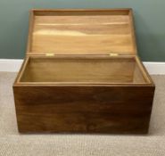 LARGE CAMPHOR WOOD BLANKET BOX, 57 (h) x 105 (w) x 57cms (d) Provenance: private collection Conwy