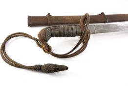 MILITARY CLUB HOUSE: VICTORIAN P.1821 ROYAL ARTILLERY OFFICER'S SWORD, total length 103cms, etched