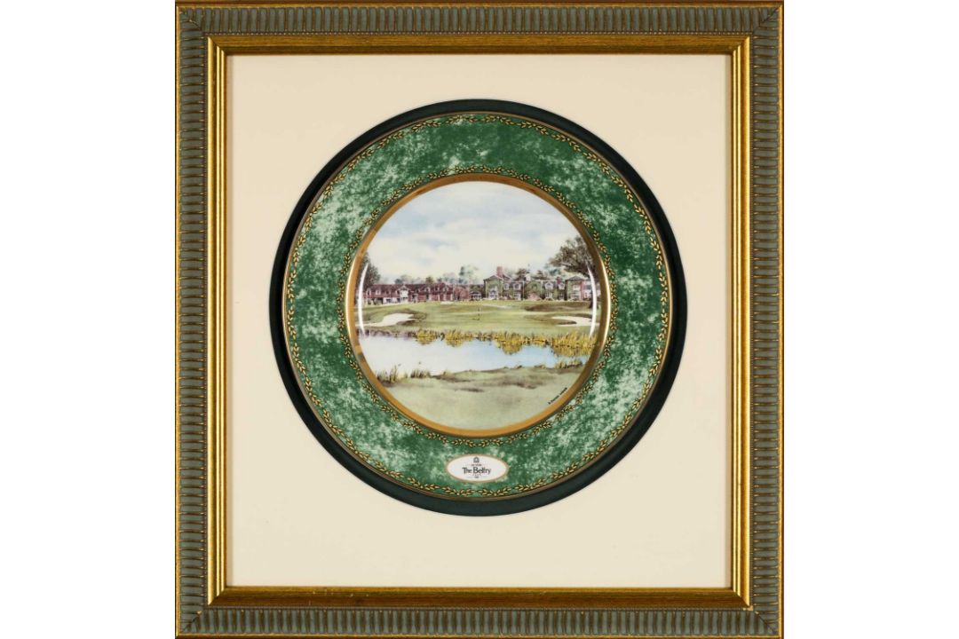 CRICKET CLUB HOUSE: ARTWORK COLLECTION including, TWO CRICKET THEMED OILS ON CANVAS, Peter Deighan - - Image 11 of 14