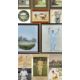 CRICKET CLUB HOUSE: ARTWORK COLLECTION including, TWO CRICKET THEMED OILS ON CANVAS, Peter Deighan - - Image 1 of 14