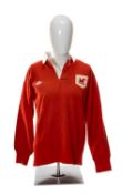 RUGBY UNION CLUB HOUSE: JPR WILLIAMS NO. 15 LONDON WELSH JERSEY, Umbro International tag to inside